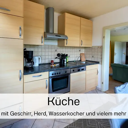 Eifelruhe 3 In - Ideal Fuer Familien Und Paare Mit Hund - Voll Ausgestattete Kueche Und Zwei Schlafzimmer *