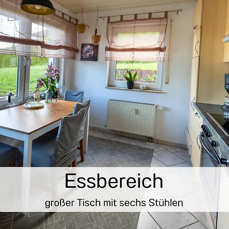 Eifelruhe 3 In - Ideal Fuer Familien Und Paare Mit Hund - Voll Ausgestattete Kueche Und Zwei Schlafzimmer