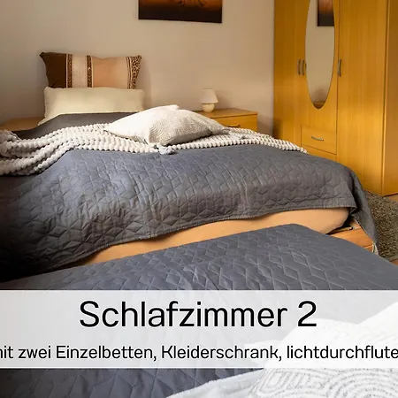 Eifelruhe 3 In - Ideal Fuer Familien Und Paare Mit Hund - Voll Ausgestattete Kueche Und Zwei Schlafzimmer *